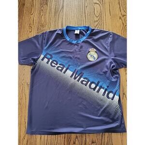 Real Madrid Soccer Jersey Mens Size Large Futbol Shirt Top